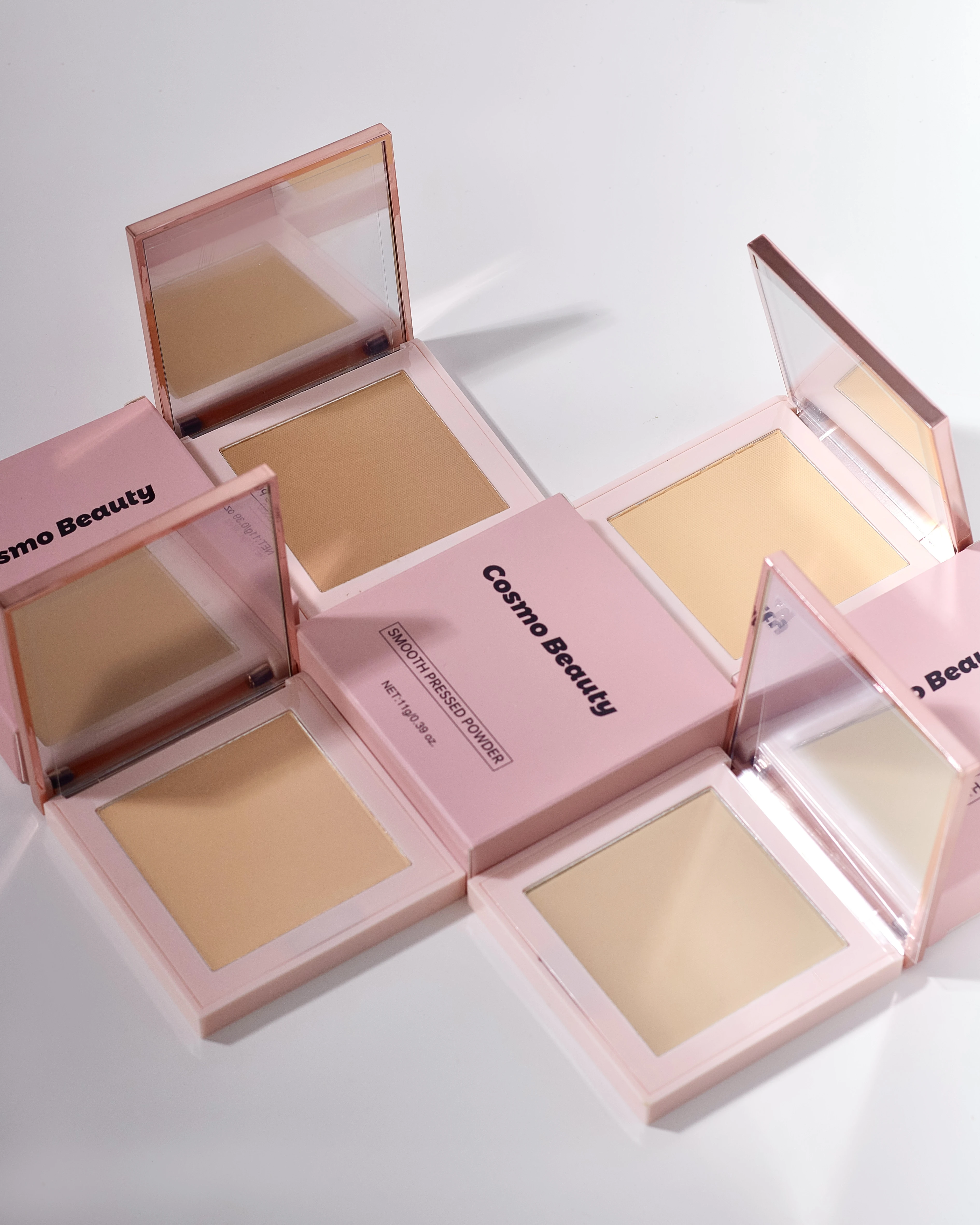 Smooth pressed powder - 4 shades set